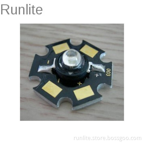 1W power LED with Star (neutral white)